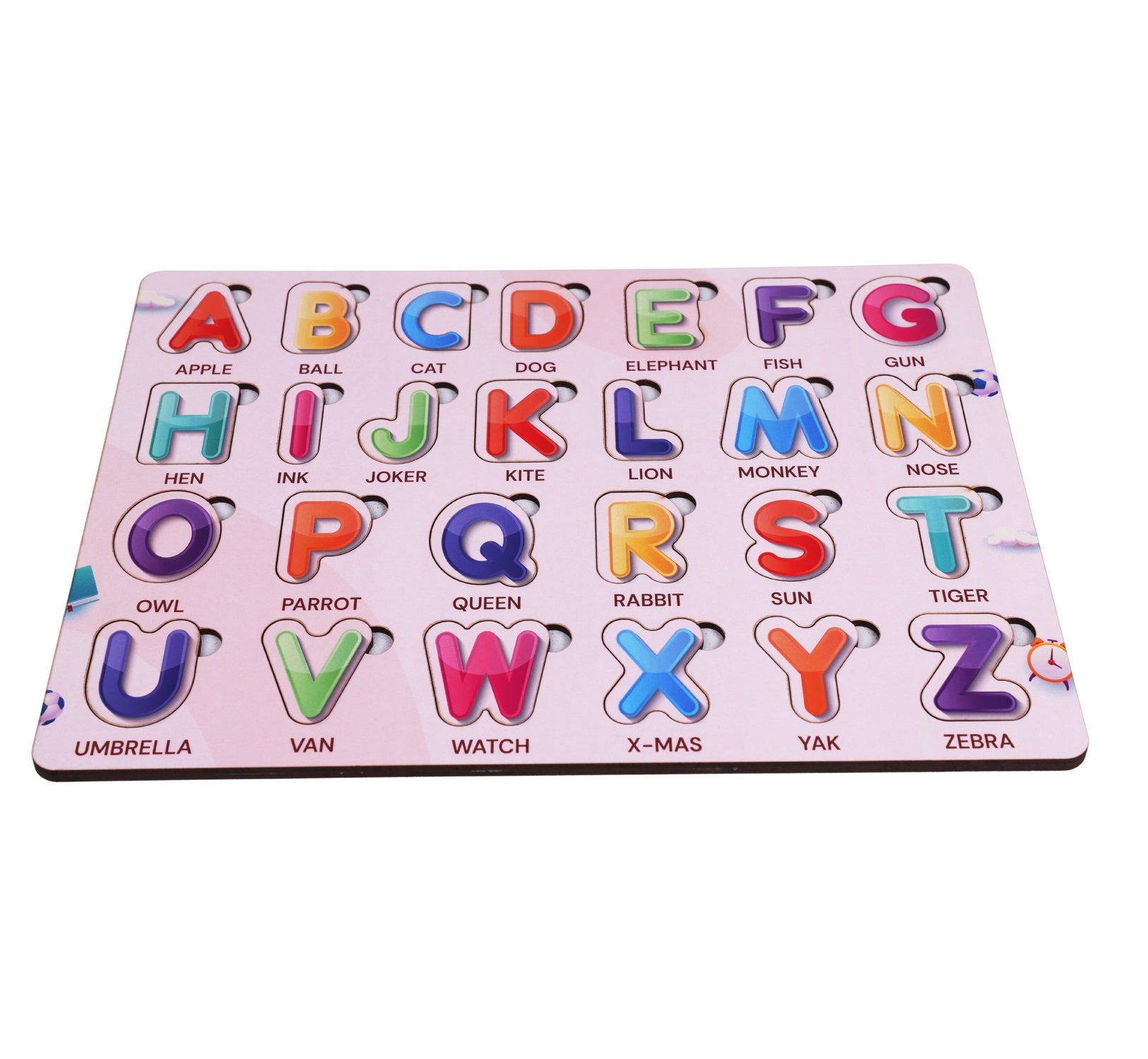 Wooden ABCD Alphabet Puzzle for Kids | Early Learning Educational Toy