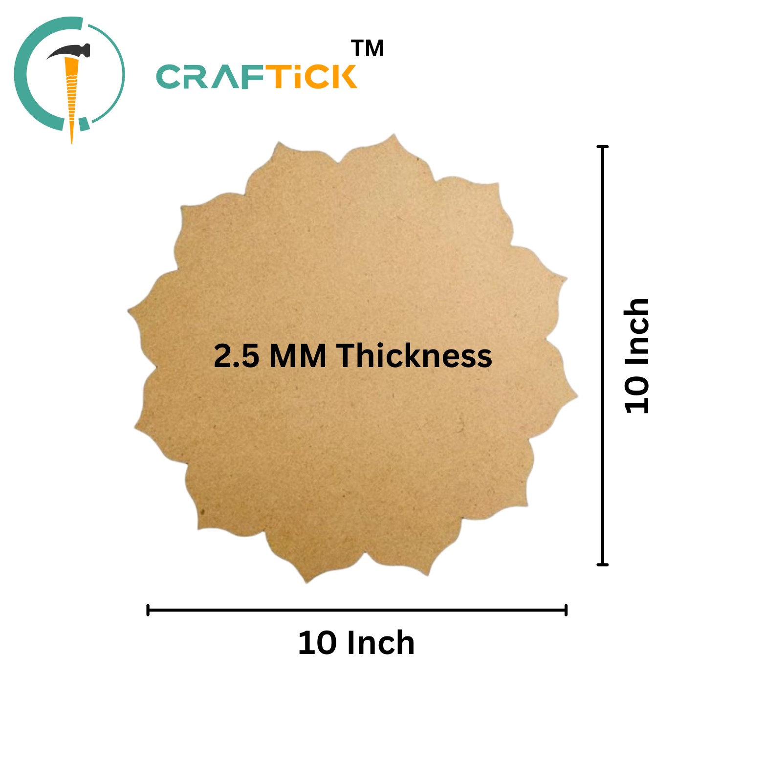 Wooden Star Flower DIY Craft Kit for Kids & Adults | Creative Art & Learning Toy