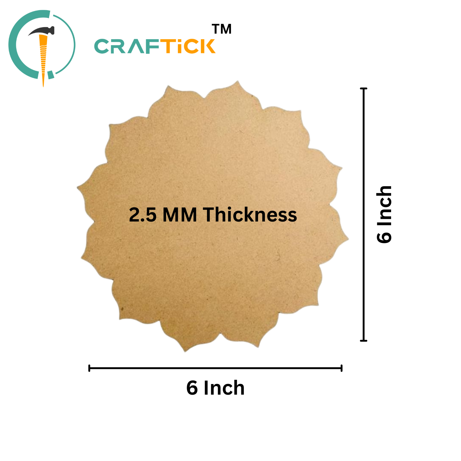 Wooden Star Flower DIY Craft Kit for Kids & Adults | Creative Art & Learning Toy