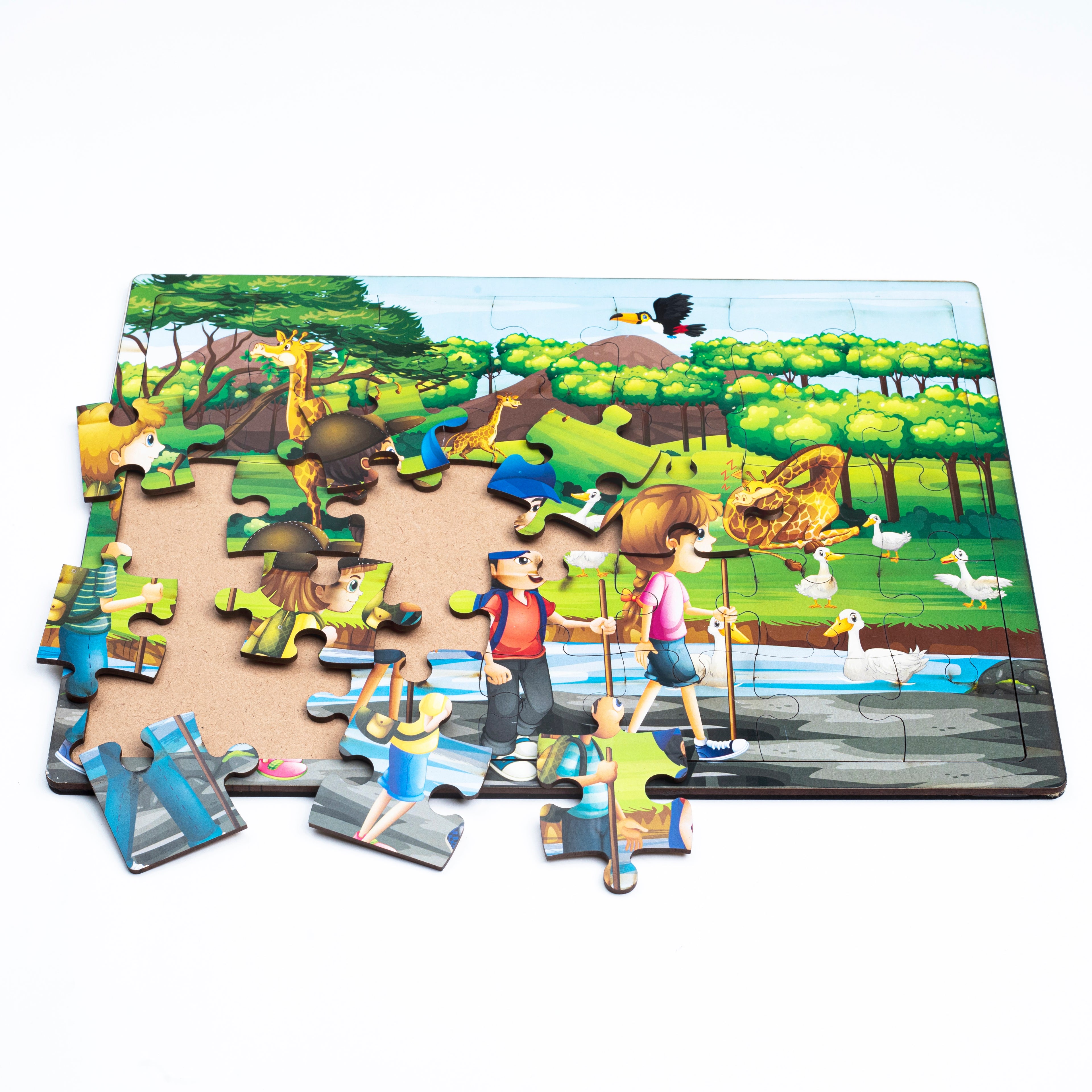 Wooden Children’s Park Jigsaw Puzzle for Kids | Educational Learning Toy