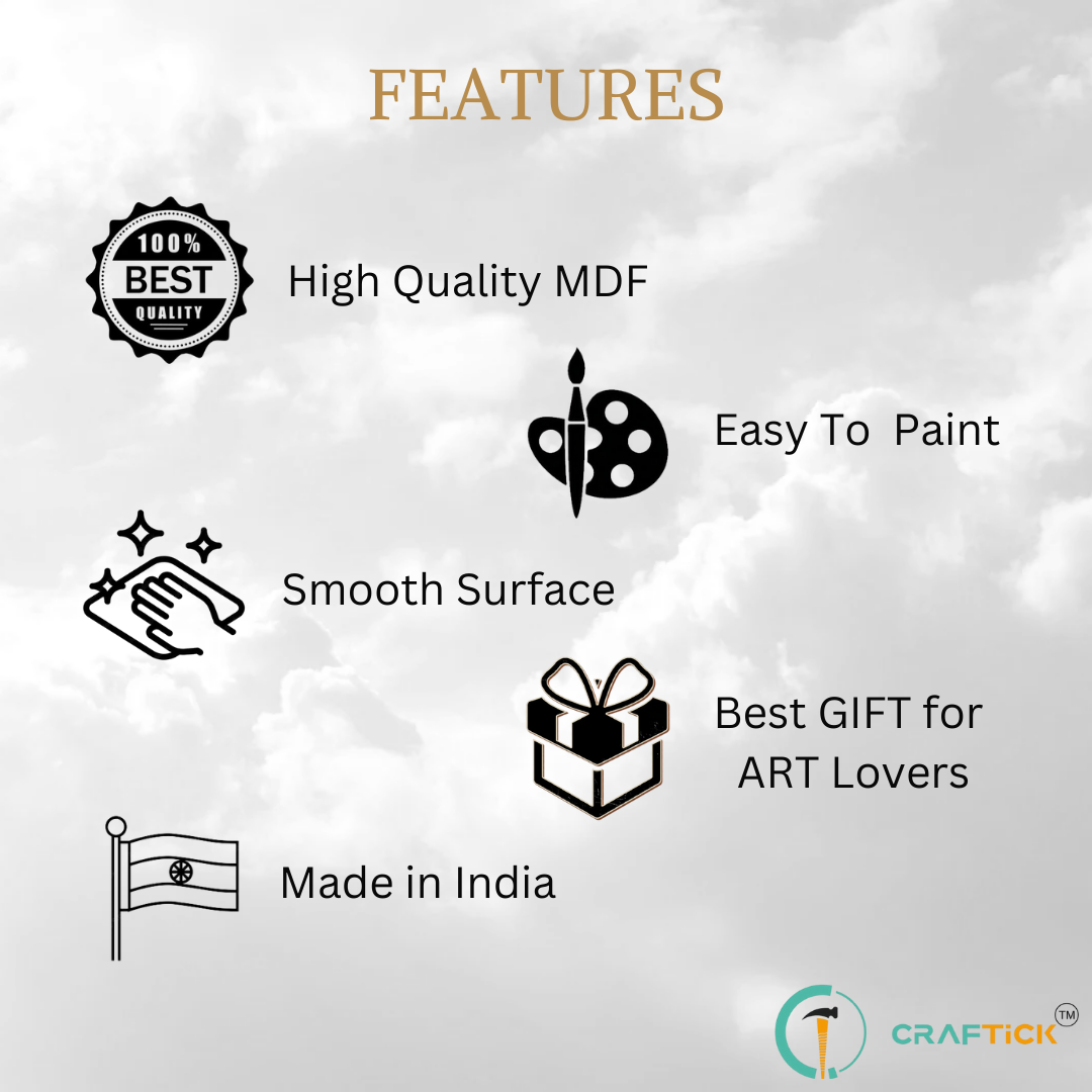 Wooden Star Flower DIY Craft Kit for Kids & Adults | Creative Art & Learning Toy