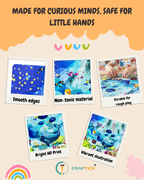 Wooden Multicolor Aquarium Jigsaw Puzzle for Kids | Educational Learning Toy