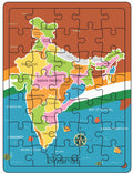 Wooden India Map Puzzle for Kids | Geography Learning Educational Toy