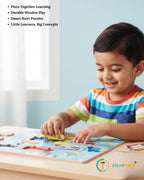 Wooden Vehicle Puzzle for Kids | Transport Learning Educational Toy
