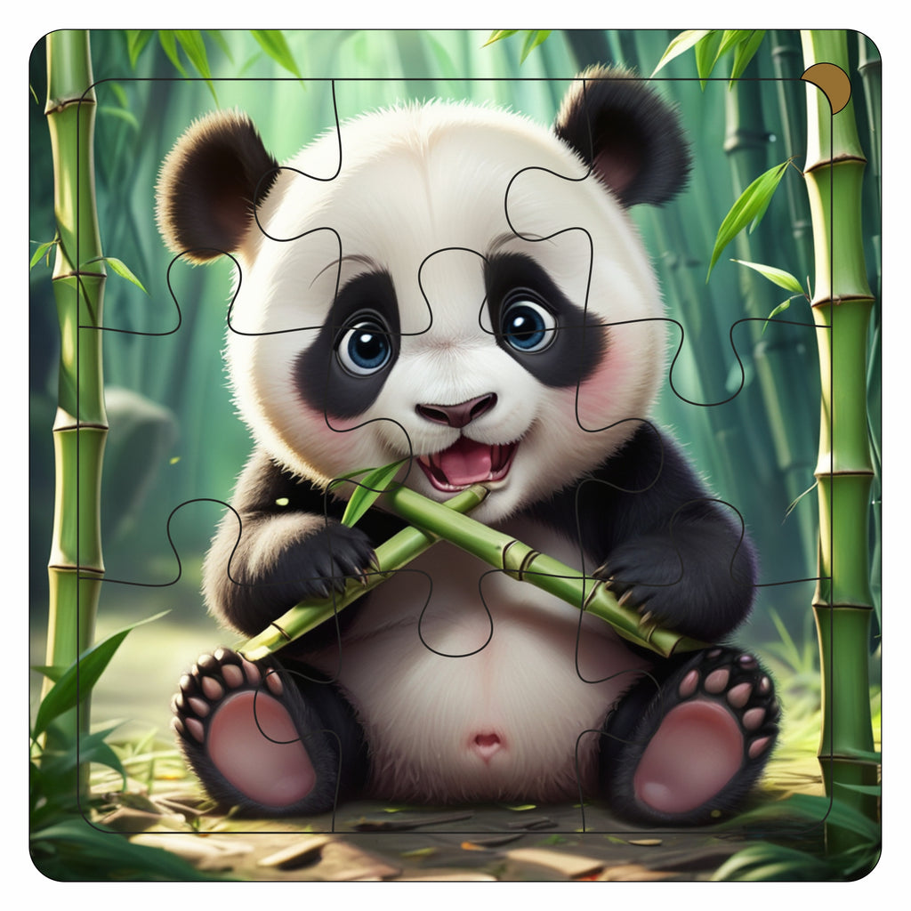 Wooden 6 Pieces Animals Puzzle Set for Kids | Educational Learning Toy