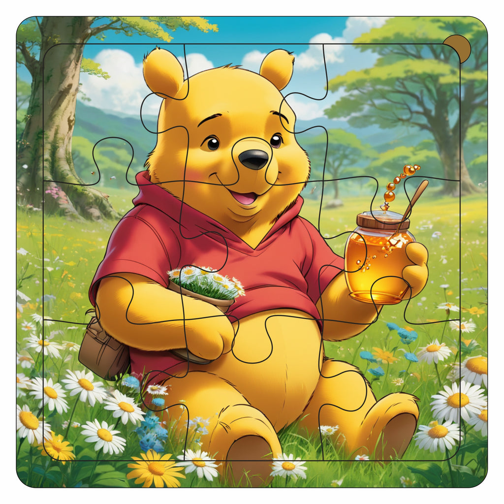 Wooden 6 Pieces Cartoon Puzzle Set for Kids | Educational Mind Power Game